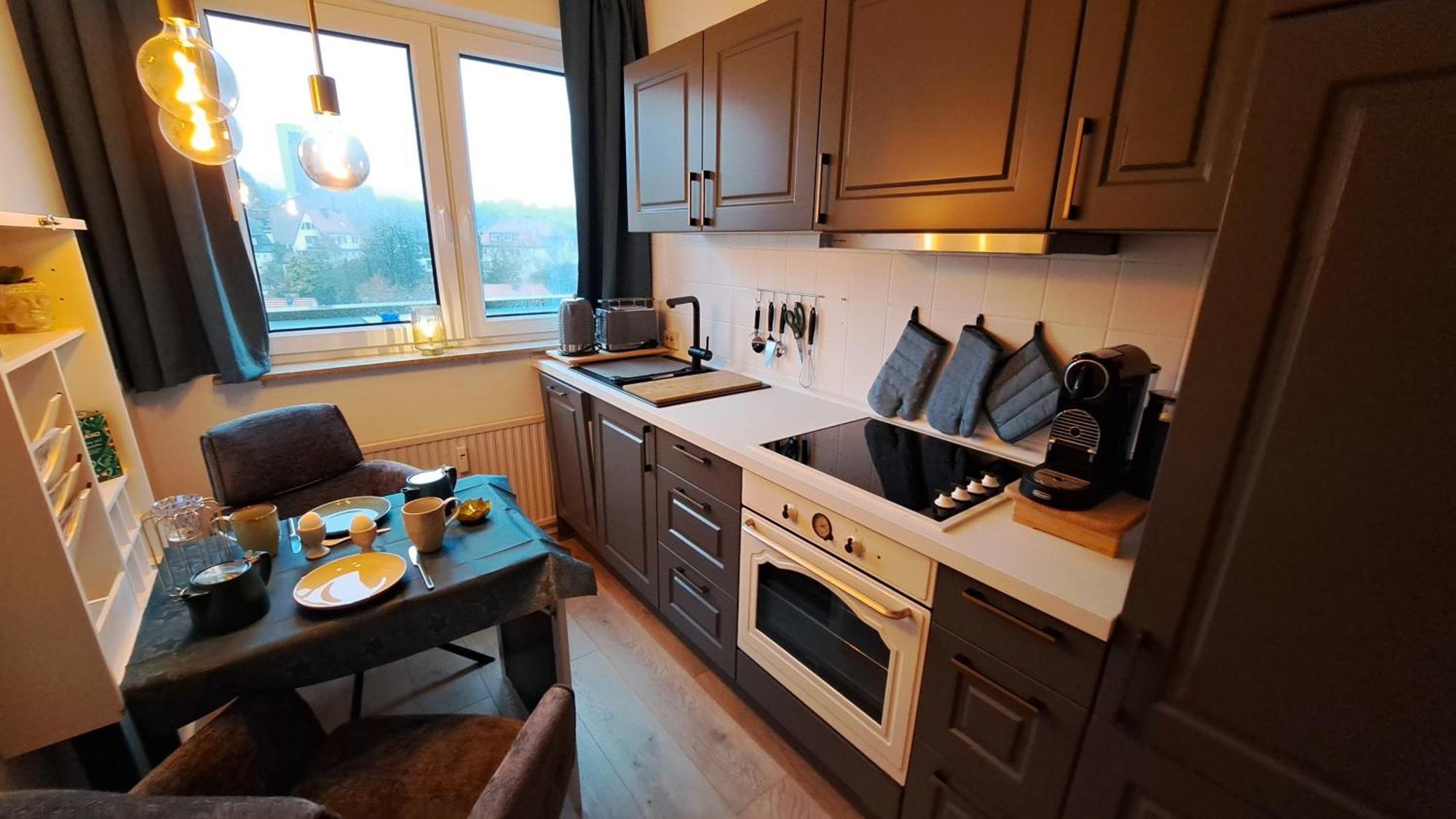 Das Kleine Penthouse Mit Kamin Бад-Закса Экстерьер фото